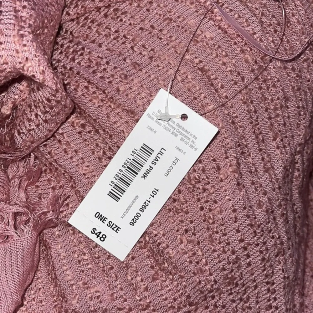 ⭐️Mixit Natural‎ Slub Wrap Lilias pink one size